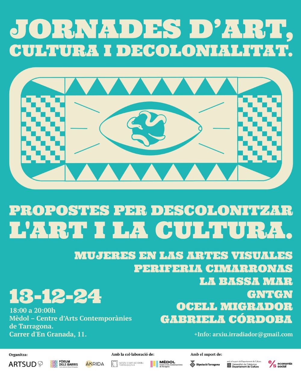 Jornades Art, Cultura i Decolonialitat - Propostes per descolonitzar l'art i la cultura