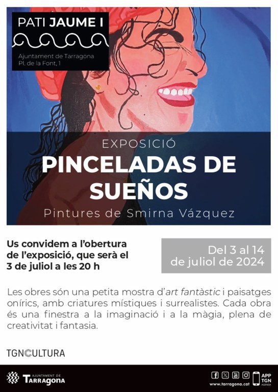 Inauguració de l'exposició "Pinceladas de sueños", de Smirna Vázquez
