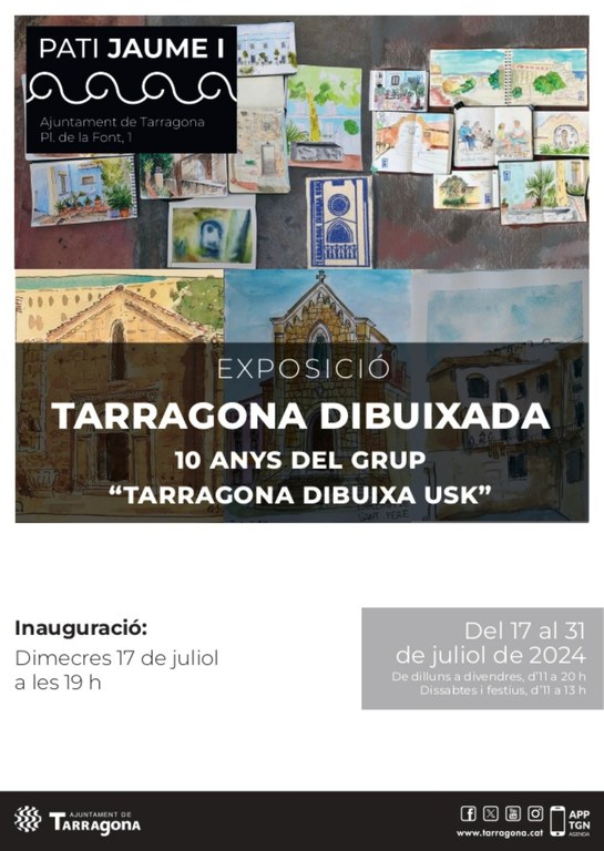 Inauguració de l'exposició "Tarragona Dibuixada"