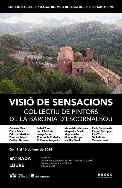  'Visió de Sensacions', del Col·lectiu de pintors de la Baronia d'Escornalbou