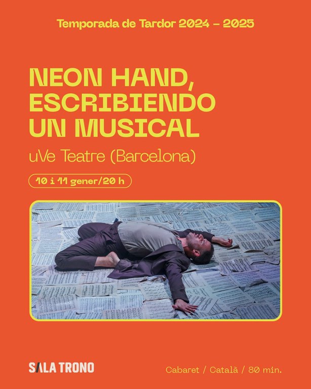 Neon hand, escrivint un musical