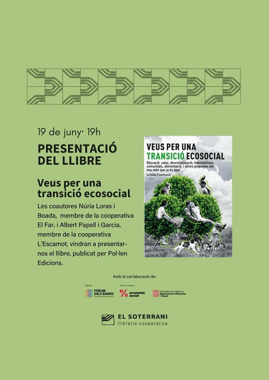 Presentació del llibre "Veus per la transició ecosocial"