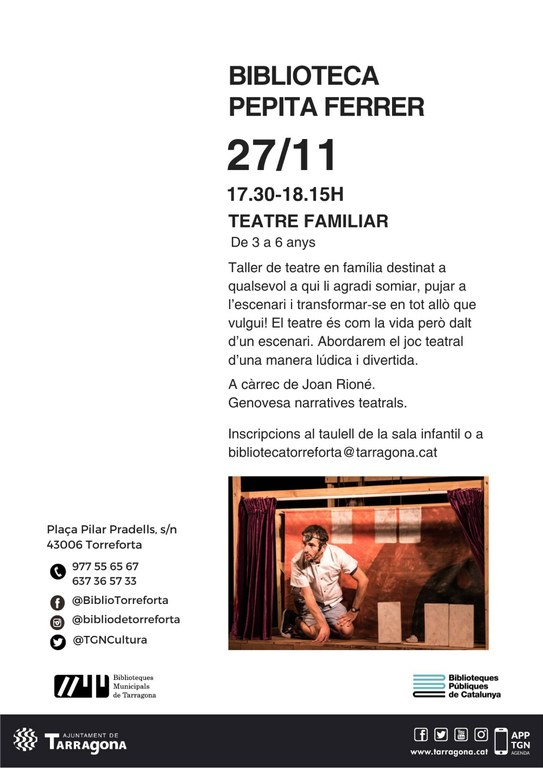 Taller de teatre en família