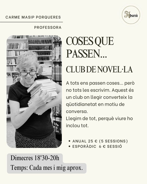 Coses que passen. Club de lectura de novel·la