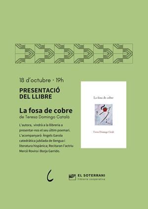 Presentació del llibre 'La fosa de cobre', de Teresa Domingo Català