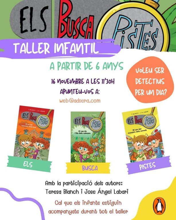 Taller infantil: Els buscapistes