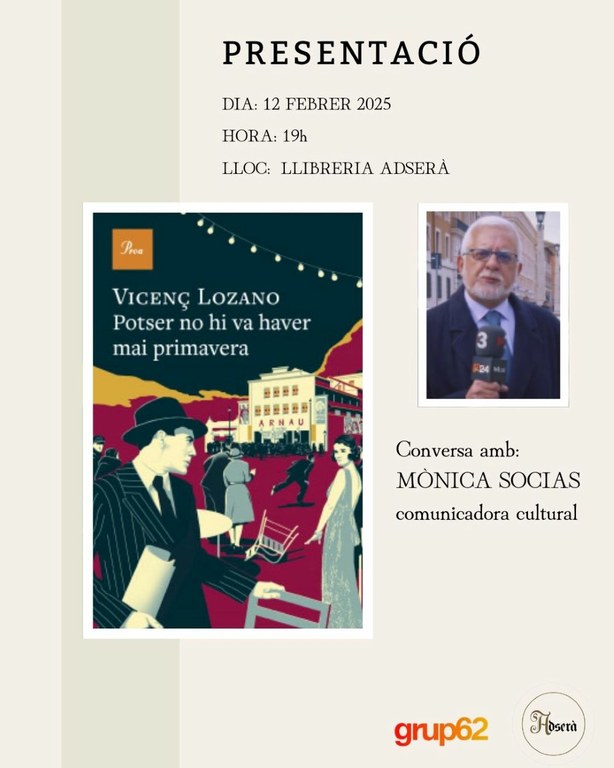 Presentació del llibre "Potser no hi va haver mai primavera" de Vicenç Lozano