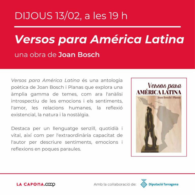 Presentació llibre "Versos para América Latina"