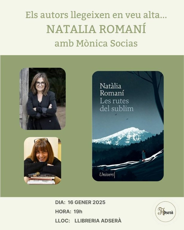 Natalia Romaní. Les rutes del sublim. Els autors llegeixen en veu alta