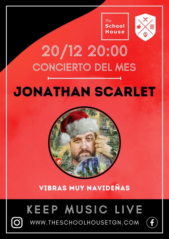 Sopar-concert del mes, amb Jonathan Scarlet