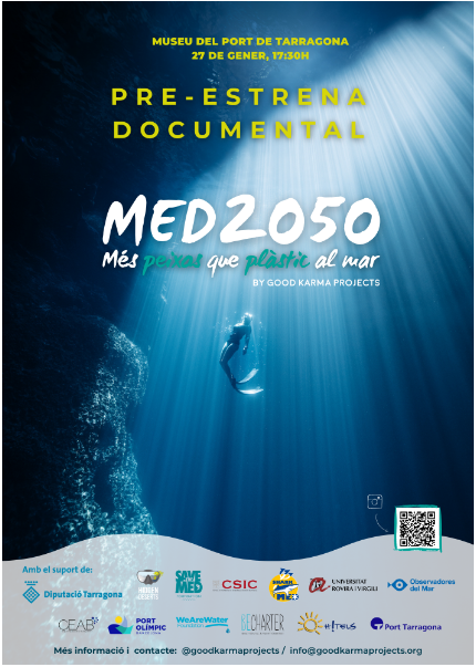 Preestrena del documental "MED 2050 més peixos que plàstic al mar"