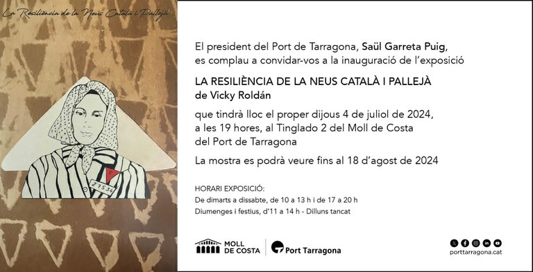 Inauguració "La Resilència de la Neus Català i Pallejà"