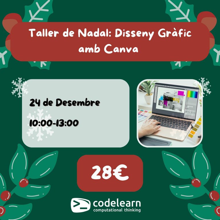 Taller de Nadal: Disseny Gràfic amb Canva