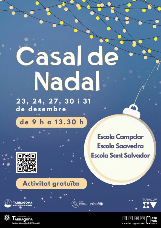 Casal de Nadal | Escola Campclar - Escola Saavedra - Escola Sant Salvador