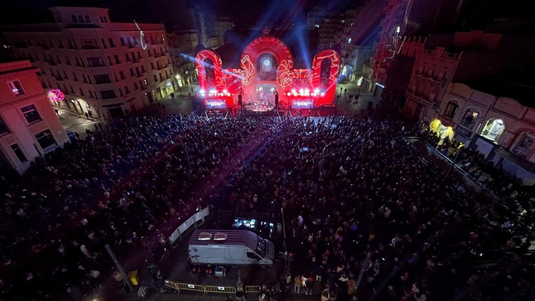 Revetlla de Cap d'Any a la plaça Corsini