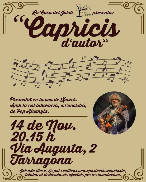 "Capricis d'Autor" a la Casa del Jardí