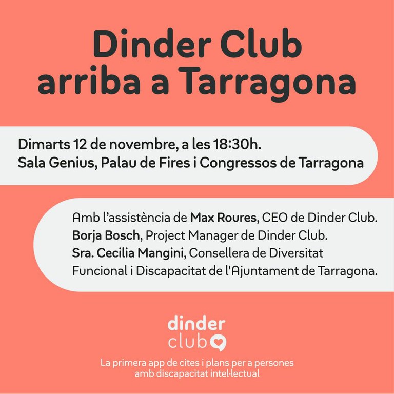 Dinder Club arriba a Tarragona!