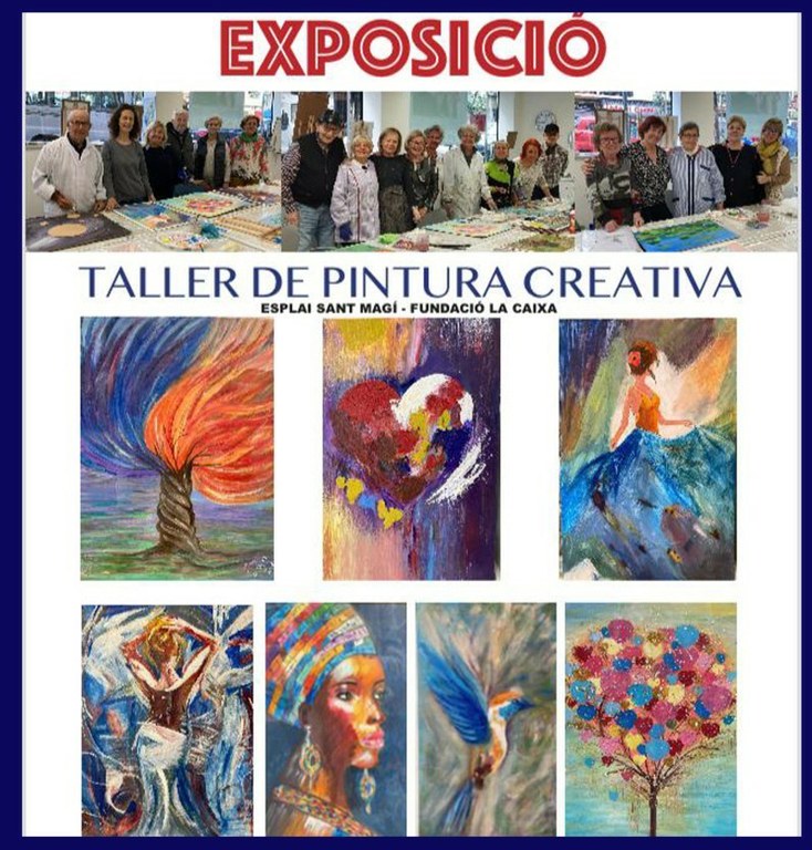 Exposició: Taller de pintura creativa