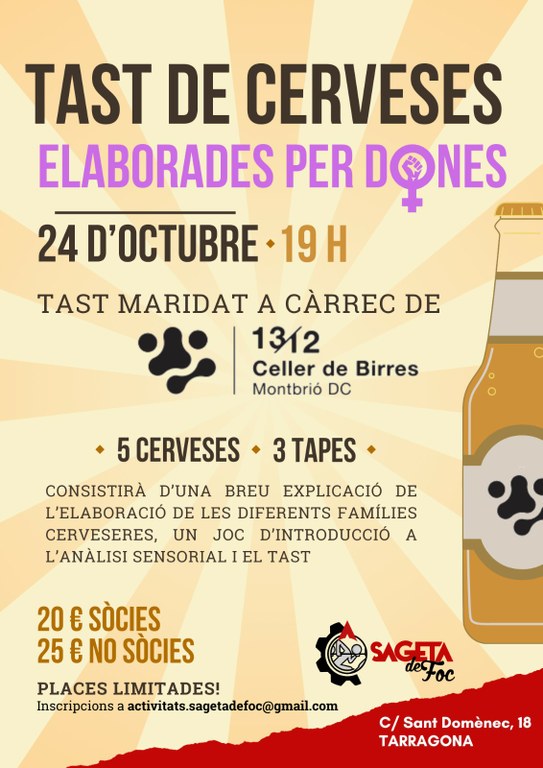 Tast de cerveses elaborades per dones