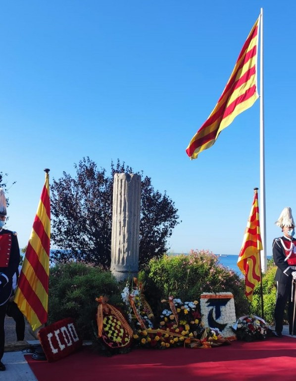 Ofrena floral de la Diada Nacional de Catalunya