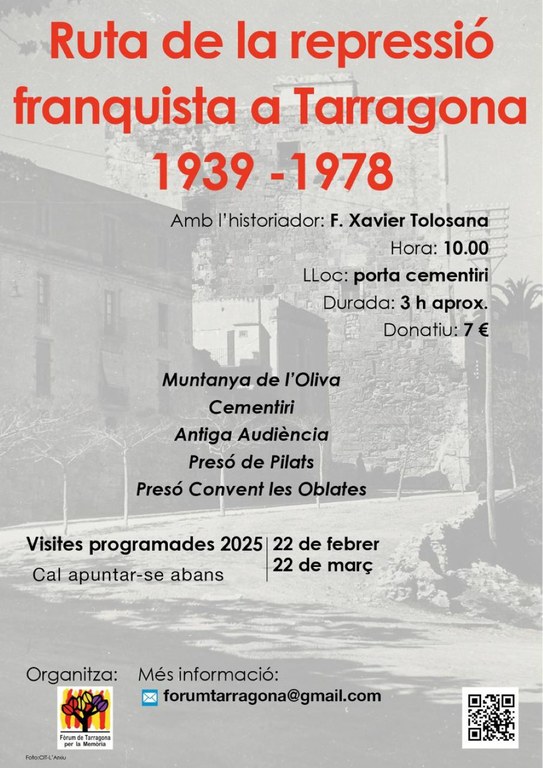 Ruta de la repressió franquista a Tarragona