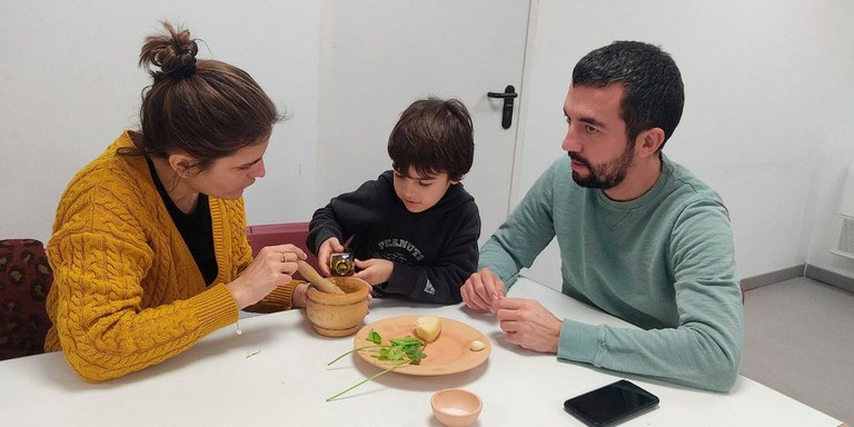 La Sabina i en Quintus preparen un convivium