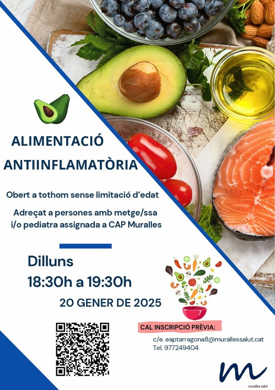 Xerrada sobre l'alimentació antiinflmatòria