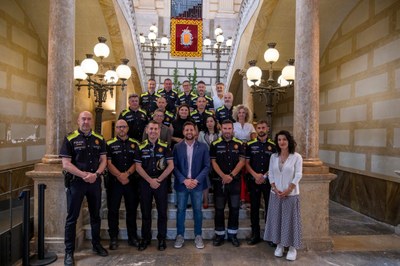 Juren càrrec quatre nous caporals de la Guàrdia Urbana de Tarragona
