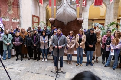 Lectura del manifest amb motiu del Dia Internacional de les Dones